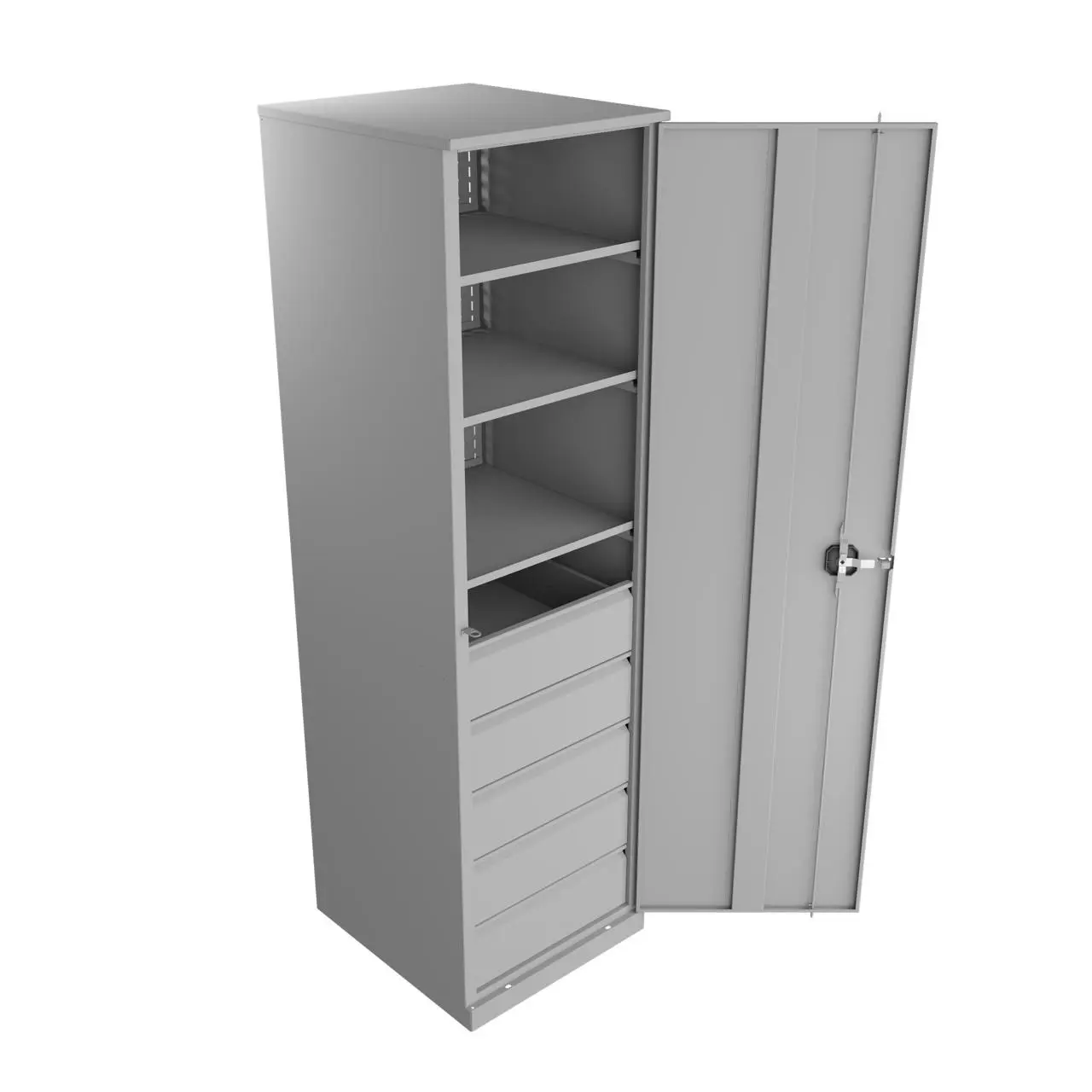 Шкаф персональный инструментальный 2000х565х625 с перегородкой