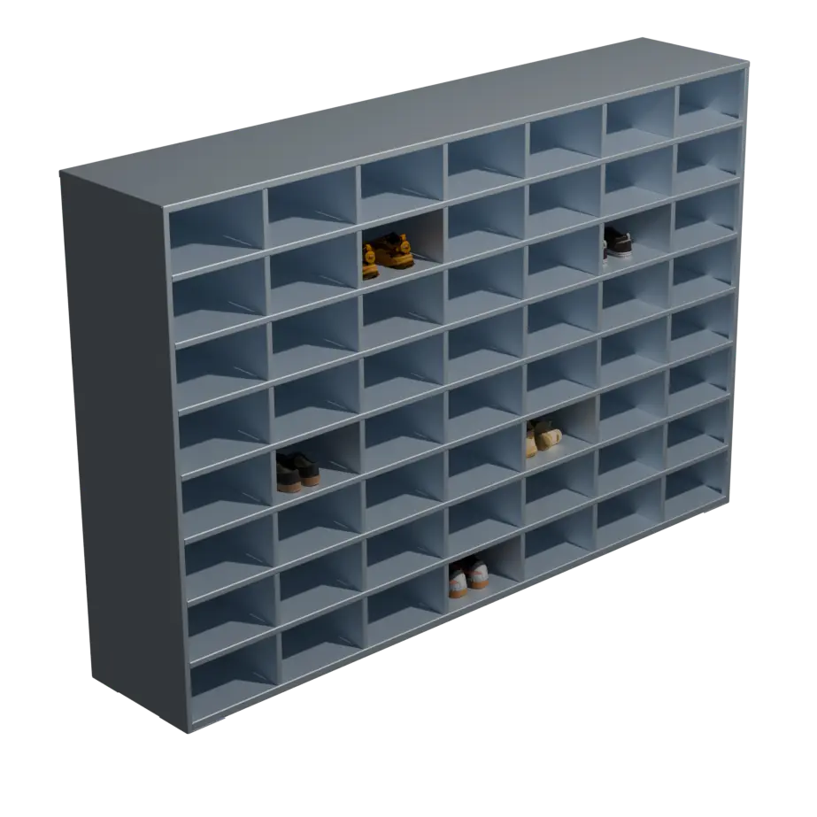 Шкаф для обуви на 56 ячеек