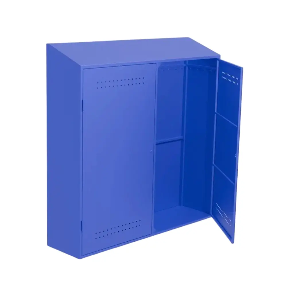 Шкаф для халатов 2-х створчатый с наклонной крышей 2000х2000х500